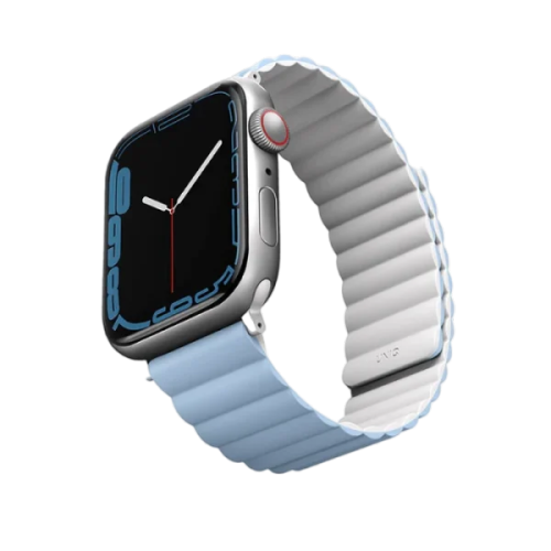 Uniq Revix Reversible Magnetic for Apple Watch Strap 42/44/45mm Artic White / Blue