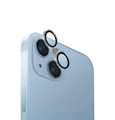 Uniq Optix Iphone  6.1 / 6.7 Aluminium Camera Lens Protector - Mist Blue (Blue)
