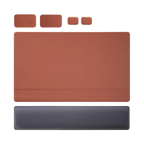MOFT 6 in1 Smart Desk Mat + Digital Set - Sienna brown