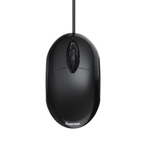 [4047443370457] Hama MC-100 Wired Mouse, 3-Buttons - Black