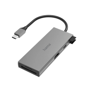 [4047443436832] Hama 6-in-1 USB-C Hub, 2 x USB-A, USB-C, HDMI, SD, microSD