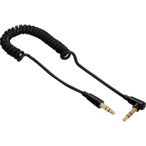 [4047443438669] Hama 90° Flexi-Slim Spiral 3.5 mm Audio Cable 1.5 m