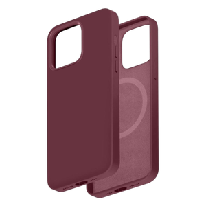 [6290360801704] Smartix Premium Silicone Magnetic Case for iPhone 14 Pro Max Plum