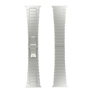 [6290360803524] Smartix Premium Stainless steel Strap For Apple watch 49,/45/44/42 Silver