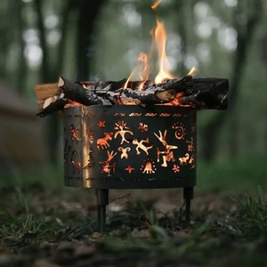 [6927595775172] Naturehike FH04 Burning fire round pit (Small) - Black
