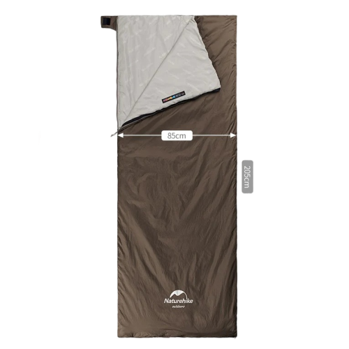 Naturehike 2021 new LW180 mini sleeping Bag Grayish XL - Brown
