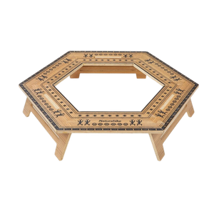 [6927595796108] طاولة حجم كبير مع لوح سداسي الزوايا متعدد الطبقات خارجي من ناتشر هايك 