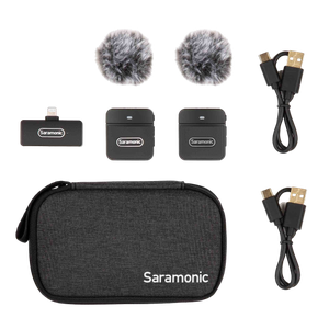 [6971008029697] Saramonic Blink100 B1 (TX+TX+RX Di) 2 to 1, 3.5mm 2,4 GHz wireless system for iPhone