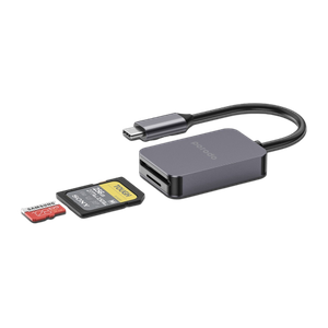 [7267547498117] Porodo 2in1 USB-C Card Reader 