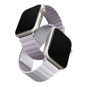 [8886463680780] Uniq Revix Reversible Magnetic Apple Watch Strap 41/40/38mm - Lilac (Lilac/White)