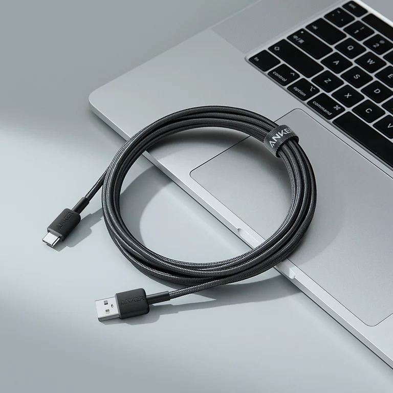 Anker 322 USB-A to USB-C Cable Braided (0.9m/3ft) -Black
