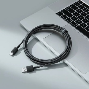 [A81H6H11] Anker 322 USB-A to USB-C Cable Braided (1.8m/6ft) -Black