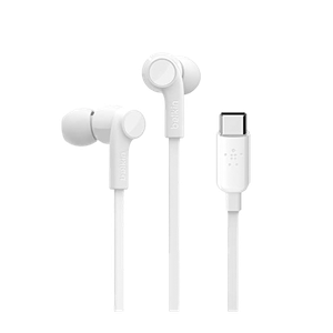 [BKN-G3H0002BTWHT] Belkin Earphones - USB-C - In-Ear - White