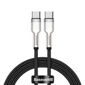 [CATJK-C01] Baseus Cafule Series Metal Data Cable Type-C to Type-C 100W 1m Black