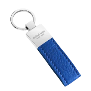 [CKH-PL-BLU] مسكة مفاتيح جلد من مايكل لويس بيبلد كلاسيك - اللون الأزرق 