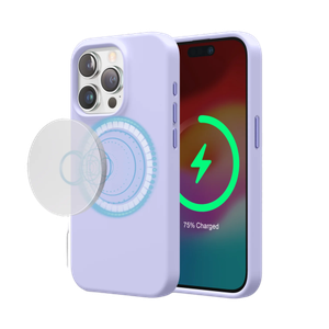 [ES15MSSC61PRO-PU] Elago iPhone 15 Pro Magnetic Silicone Case - Purple