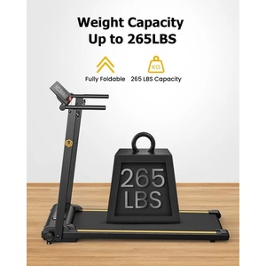 [FTMFD1UKOG01] UREVO Compact Folding Mini Treadmill, 2.25HP, 12 HIIT Modes