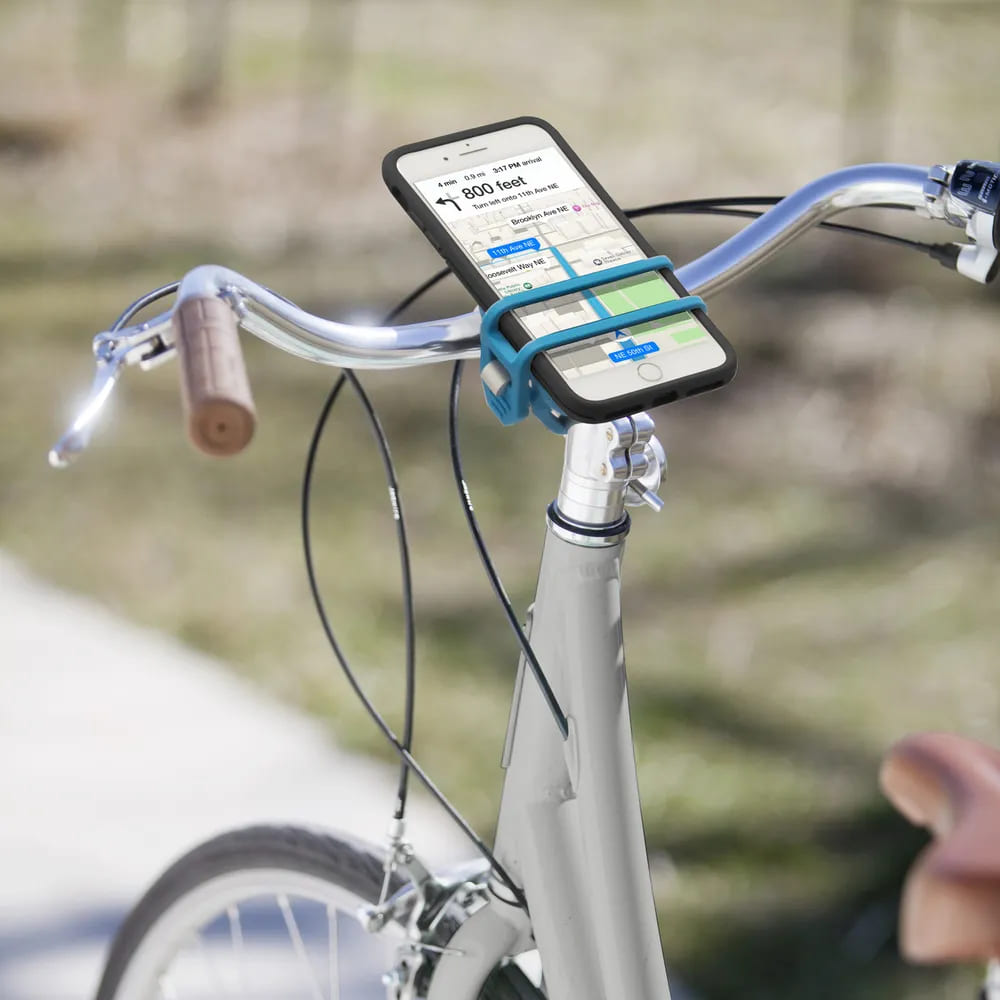 HandleBand Universal Smartphone Bar Bike Mount (Blue)