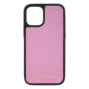 [IP14PM-PL-PNK] Michael Louis Pebbled Leather Case iPhone 14 Pro Max - Pink
