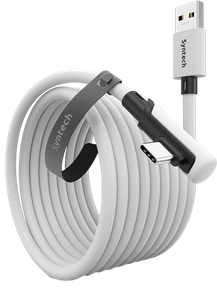 [M32-C] Syntech Charging Link Cable 16ft Compatible With Oculus/Meta Quest 2 - White