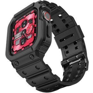 [MFS-B4] Amband Moving Fortress - Sport Series Apple Watch Band - 42/44 - Black