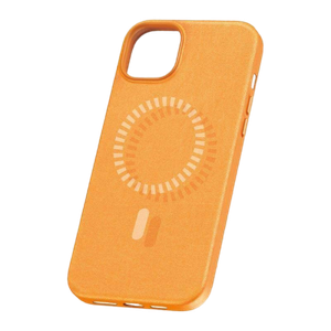 [P60157305713-01] Baseus Fauxther Series Magnetic Case for iPhone 15 Pro - Sunset Orange