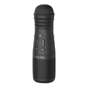 [PD-STKMICSP-BK] Soundtec By Porodo Karaoke Microphone With Built-In Speaker - Black