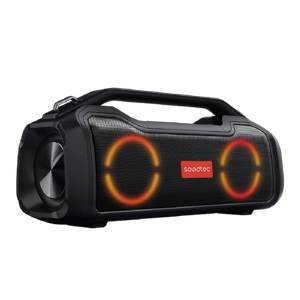 [PD-STVBPSPK-BK] Soundtec By Porodo Vibe Portable Speaker With Smart Functions - Black