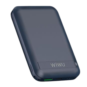 [SC10000WHTBL] Wiwu Snap Cube Magnetic Wireless Charging 10000 Mah Power Bank - Blue