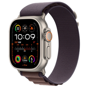 [TRMRER3AE/A] Apple Watch Ultra 2 GPS + Cellular, 49mm Titanium Case with Indigo Alpine Loop - Small