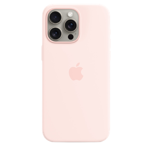 [TRMT1U3ZM/A] Apple iPhone 15 Pro Max Silicone Case with MagSafe - Light Pink