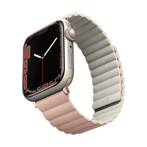 [UNIQ-41MM-REVPNKBEG] Uniq Revix Reversible Magnetic for Apple Watch Strap 38/40/41mm Blush (Pink/Beige)