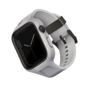 [UNIQ-45MM-MONOSGRY] Uniq Monos 2-in-1 Apple Watch Strap With Hybrid Case 45/44mm - Chalk Grey (Grey)