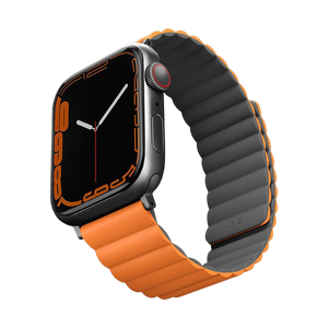 [UNIQ-45MM-REVGRYORG] Uniq Revix Reversible Magnetic for Apple Watch Strap 42/44/45mm Charcoal (Grey/Orange)