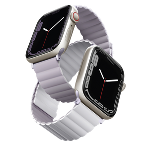 [UNIQ-45MM-REVLILWHT] Uniq Revix Reversible Magnetic Apple Watch Strap 45/44/42mm - Lilac (Lilac/white)