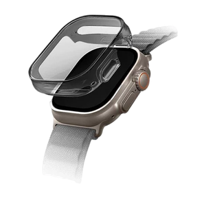 [UNIQ-49MM-GARSMK] Uniq Garde Hybrid Watch Case With Screen Protection 49mm - Smoked (Tinted Grey)