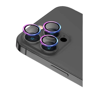 [UNIQ-IP6.1P(2023)-ALENSIRD] Uniq Optix Iphone 15 Pro 6.1 Aluminium Camera Lens Protector - Iridescent (Iridescent)
