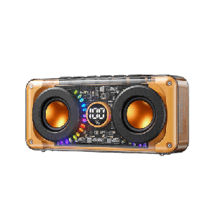 [6941027645963] WEKOME D42 Vanguard Series Mecha Wireless Speaker - Yellow