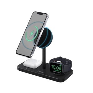 [4895246603902] XPower WLS10 5 In1 15W Made For Watch Magnetic Wireless Charging Station - Black