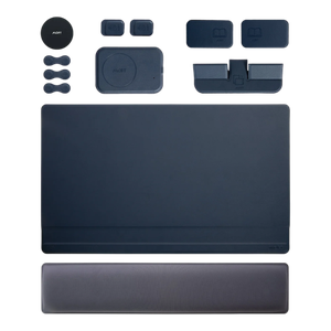 [6972222514771] MOFT 10 in1 Smart Desk Mat+Digital Set- Nondigital Set - Oxford Blue