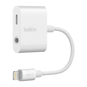 [745883833818] Belkin RockStar 3.5mm Audio + USB-C Charge Adapter